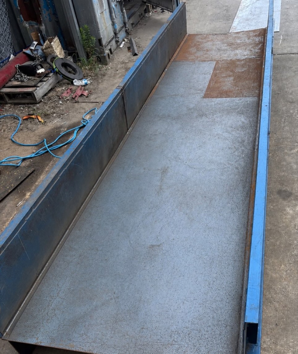 Custom structural steel fabrication work
